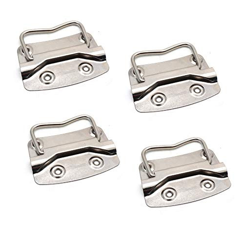 Rannb Cast Iron Trunk Chest Handles Tool Box Chest Lifting Pull Handle - Pack of 4(Small)