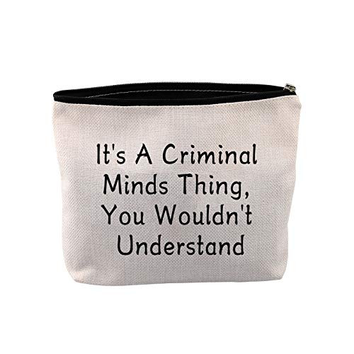 LEVLO Criminal TV Inspired Gift It's A Criminal Minds Thing You Wouldn't Understand Makeup Bags Criminal Minds Fans Gift -Criminal Minds Thing,- LEVLO Criminal TV Inspired Gift It's A Criminal Minds Thing You Wouldn't Understand Makeup Bags Criminal Minds Fans Gift -Criminal Minds Thing,-