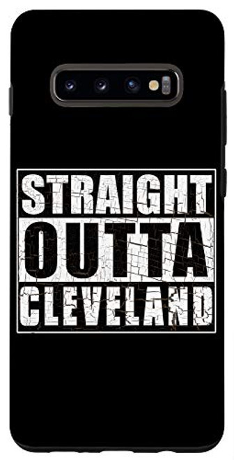 Galaxy S10 plus Straight Outta Cleveland Fantasy Football Fan Hometown Pride Case Galaxy S10 plus Straight Outta Cleveland Fantasy Football Fan Hometown Pride Case