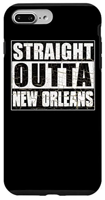 iPhone 7 Plus/8 Plus Straight Outta New Orleans Fantasy Football Fan Hometown Case iPhone 7 Plus/8 Plus Straight Outta New Orleans Fantasy Football Fan Hometown Case
