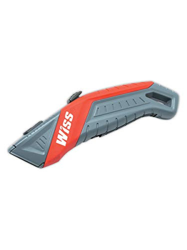 ORS/Nasco 186-WKAR2 Wiss Auto-Retracting Safety Utility Knife, Gray/Orange, Standard