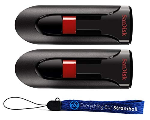 SanDisk Cruzer Glide 16GB -2 Pack- USB 2.0 Flash Drive Jump Drive Pen Drive SDCZ60-008G - w/ -1- Everything But Stromboli -tm- Lanyard SanDisk Cruzer Glide 16GB -2 Pack- USB 2.0 Flash Drive Jump Drive Pen Drive SDCZ60-008G - w/ -1- Everything But Stromboli -tm- Lanyard