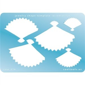 Cool Tools - Jewelry Shape Template - Oriental Fan