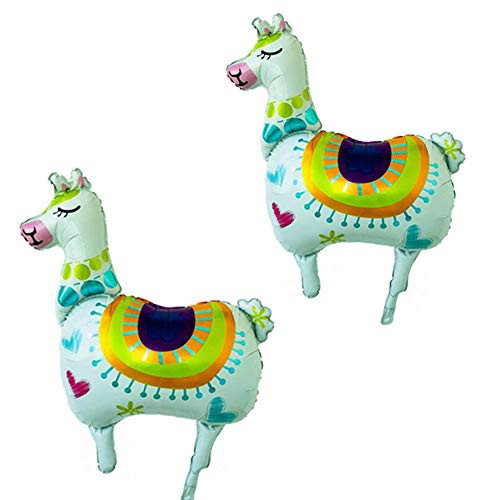 2 Pack of 36 Llama Balloons for Llama Party, Llama Decor, Birthday Balloons,Kids Party Balloons
