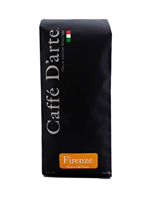 Caffe D'arte Firenze Whole Bean Espresso Coffee, 12 Ounces