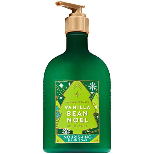 Bath and Body Works VANILLA BEAN NOEL Nourishing Hand Soap 8 Fluid Ounce -2018 Edition-