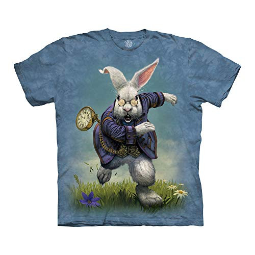 The Mountain Unisex-Adult's White Rabbit, Blue, Large