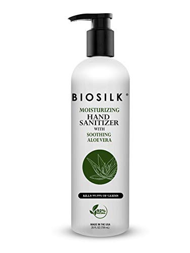 BioSilk Moisturizing Hand Sanitizer With Soothing Aloe Vera, 25 Fl Oz