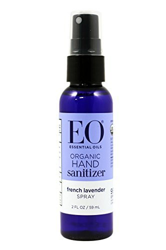 EO Hand Sanitizer Spray- Organic Lavender, 2-Ounce -Pack of 2-
