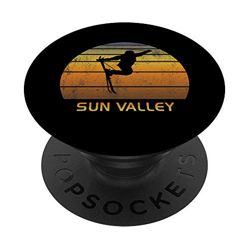 Sun Valley Idaho Ski Fan PopSockets Grip and Stand for Phones and Tablets