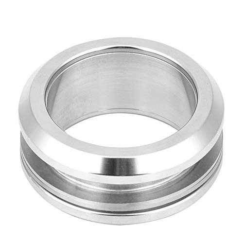 Bathroom Knobs - Stainless Steel Round Handle Glass Door Handle Hollow Pull Knob for Sliding Door Bathroom