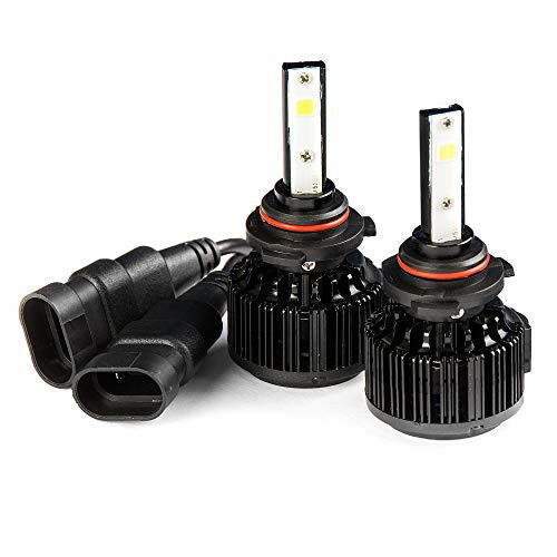 Krator LED 9006 Headlight Conversion Bulbs 40W 4000LM Light Bulb XtraBright 6000K White with Built-In Turbo Cooling Fan Compatible with 1999 BMW 323IC, 323IS