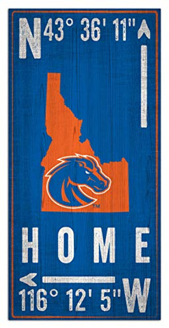 Fan Creations NCAA Boise State Broncos Unisex Boise State Coordinate Sign, Team Color, 6 x 12 Fan Creations NCAA Boise State Broncos Unisex Boise State Coordinate Sign, Team Color, 6 x 12