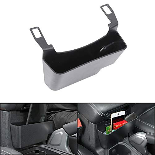 Center Console Hanging Storage Box Armrest Organizer Tray Phone Holder for 2018-2021 Jeep Wrangler JL JLU  and  Gladiator JT, Interior Accessories