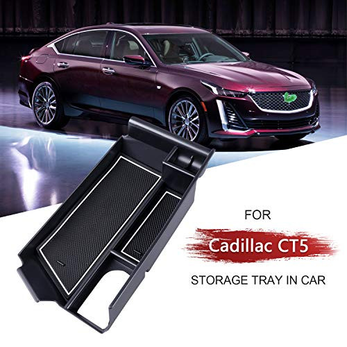 LFOTPP Fits for 2020 plus Cadillac CT5 Armrest Center Console Organizer Tray Accessories with Coin and Sunglasses Holder,Secondary Storage Box LFOTPP Fits for 2020 plus Cadillac CT5 Armrest Center Console Organizer Tray Accessories with Coin and Sunglasses Holder,Secondary Storage Box