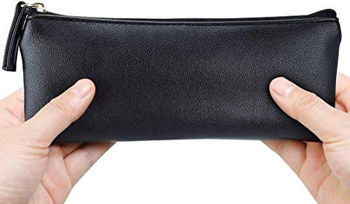 -Bundle of 2 Sets- MROCO Pencil Case Small Leather Pencil Pouch Bag Cute Pencil Cases Pen Case/Single Hole Punch 1 Hole Punch Hole Puncher Single