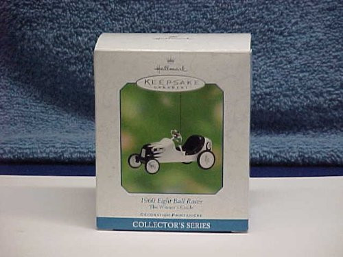Hallmark Keepsake Spring Ornament 1960 Eight Ball Racer Kiddie Car Classics