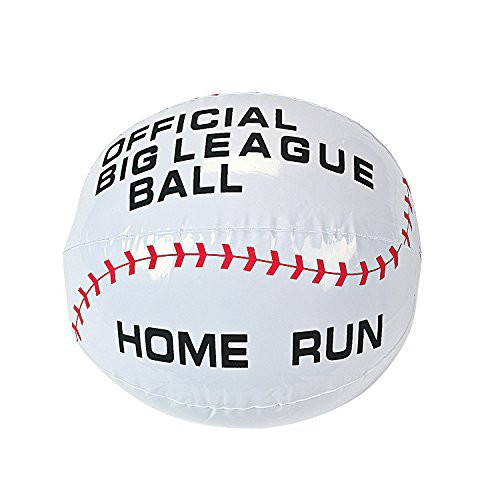 Fun Express - Inflate Baseballs - Toys - Inflates - Beach Balls - 12 Pieces Fun Express - Inflate Baseballs - Toys - Inflates - Beach Balls - 12 Pieces