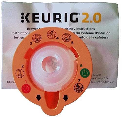 Keurig 4335457458 B01MXFTW88 2.0 Needle Cleaning Tool, kkk Orange -2 Pack-