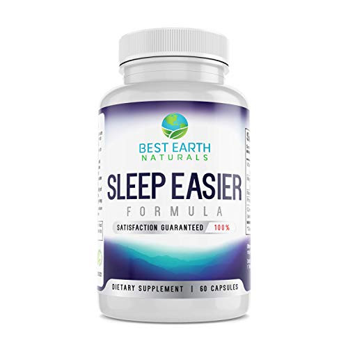 Sleep Easier Natural Nighttime Sleep Aid for Adults with 6mg of Melatonin Herbal Sleeping Fast Acting Support Supplement 60 Count Sleep Easier Natural Nighttime Sleep Aid for Adults with 6mg of Melatonin Herbal Sleeping Fast Acting Support Supplement 60 Count
