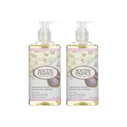 South Of France Liquid Hand Soap Lavender Fields 8 Oz -Pack of 2-