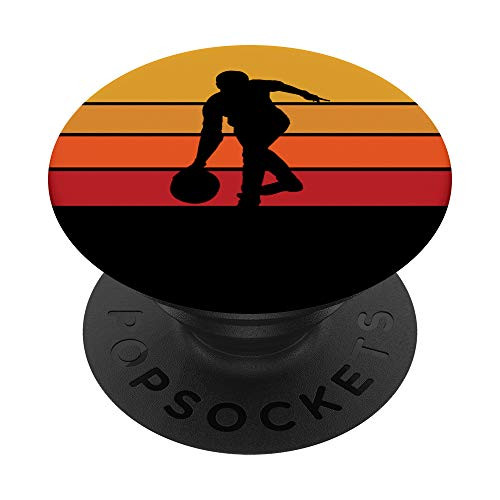 Bowling Bowler Bowl Lanes Pins Ball Strike Spare Gutter PopSockets PopGrip- Swappable Grip for Phones  and  Tablets