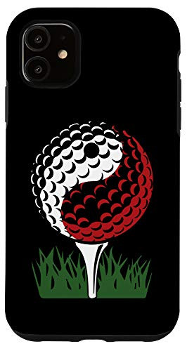 iPhone 11 Golf Yin And Yang Sports Golfer Player Game Balls Asian Gift Case