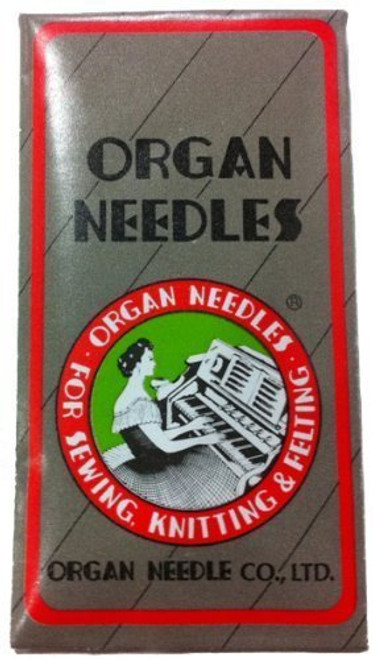 Ball Point Sewing Machine Needles Home-use By Organ Needles -10 Needles/pack-, Select Size -Size 90 / 14 Ball Point-