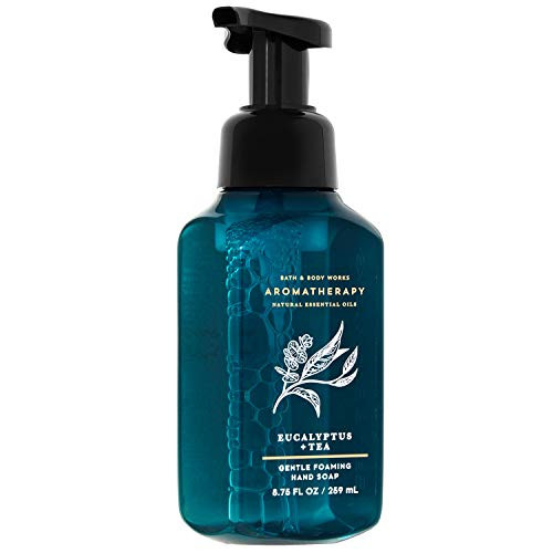 Bath and Body Works Aromatherapy EUCALYPTUS  plus TEA Gentle Foaming Hand Soap 8.75 Fluid Ounce -2021 Edition-