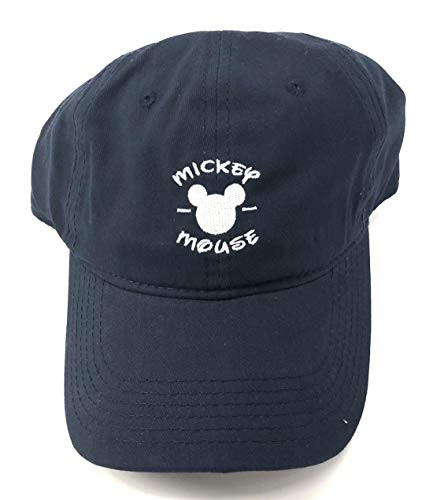 Disney Adult Mickey Mouse Navy Classic Baseball Cap Hat