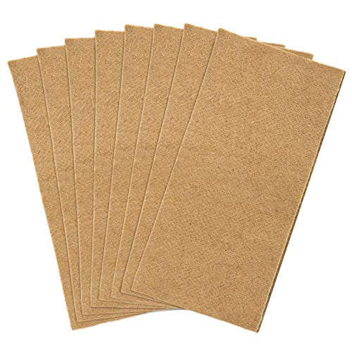 Pack of 8 Jute Plant Grow Mat- 9.8" x 19.7" Microgreens Sprouting Mats Plant Hydroponic Grow Pads Germination Growing Trays Liner Jute Plant Grow Pad for Wheatgrass and Organic Production Sprouts