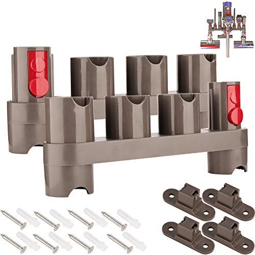 Ninthseason Brushes Tool Accessory Attachment Organizer Docking Station Wall Mount Holder for Dyson V7 V8 V10 V11 SV10 SV11 Cordless Vacuum Cleaner -2 pieces- Ninthseason Brushes Tool Accessory Attachment Organizer Docking Station Wall Mount Holder for Dyson V7 V8 V10 V11 SV10 SV11 Cordless Vacuum Cleaner -2 pieces-