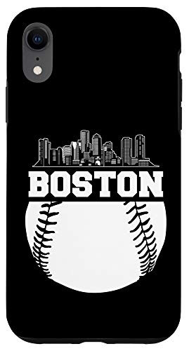 iPhone XR Boston Baseball Fan Cityscape Sky-Line Sports Lovers Gifts Case