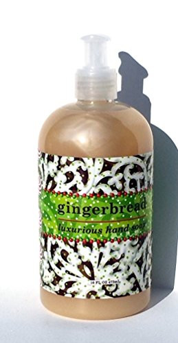Greenwich Bay Gingerbread Hand Soap with Shea Butter, Ginger and Nutmeg Extracts, Honey 16oz