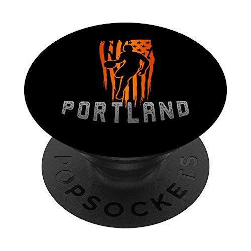 Vintage Gift For the Trailblazer Fans portland USA flag PopSockets PopGrip- Swappable Grip for Phones  and  Tablets
