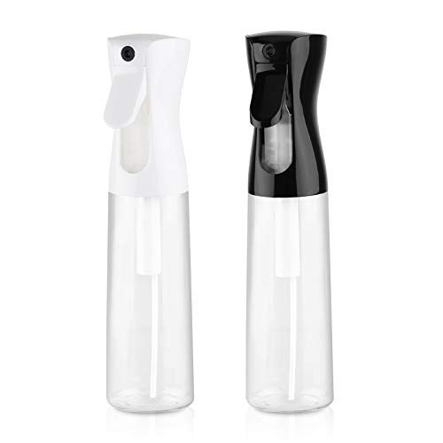 Seamuing Hair Spray Bottles 10 oz Hair Mist Sprayer Bottle Plastic Empty Spray Bottles Continuous Water Spray Bottles for Cleaning Solutions, Hair Styling, Gardening, Ironing