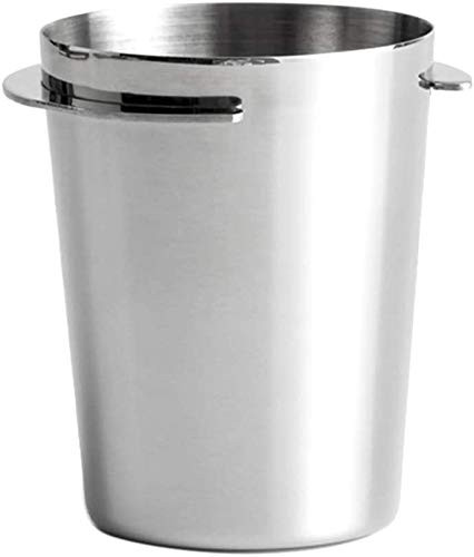 Stainless Steel Dosing Cup Coffee Sniffing Mug Powder Feeder, For 58mm Espresso Machine Kitchen Coffee Tamper-Sliver-