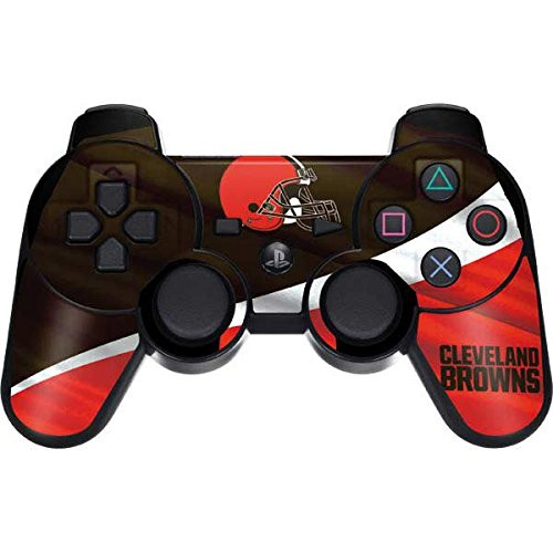 Skinit Decal Gaming Skin for PS3 Dual Shock Wireless Controller - Officially Licensed NFL Cleveland Browns Design
