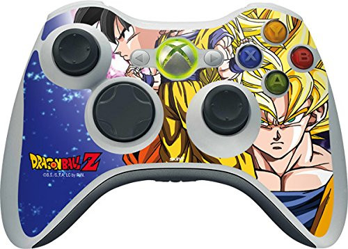 Skinit Decal Gaming Skin Compatible with Xbox 360 Wireless Controller - Officially Licensed Dragon Ball Z Dragon Ball Z Goku Forms Design