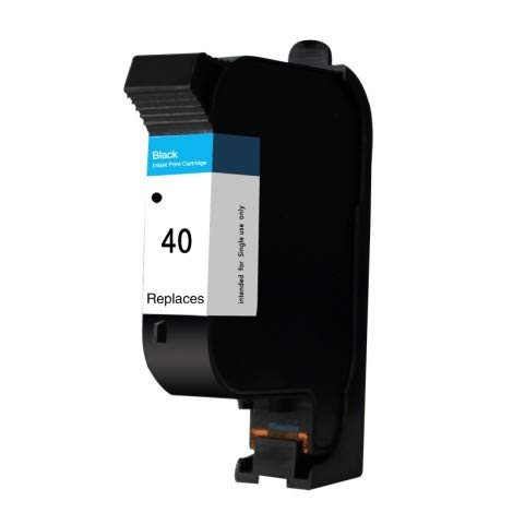 Black Ink Cartridge for Hewlett Packard 51640A -HP 40-