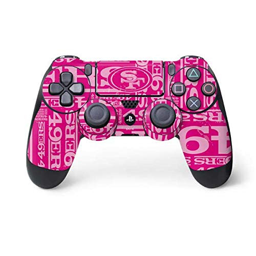 Skinit Decal Gaming Skin for PS4 Controller - Officially Licensed NFL San Francisco 49ers - Blast Pink Design Skinit Decal Gaming Skin for PS4 Controller - Officially Licensed NFL San Francisco 49ers - Blast Pink Design