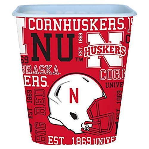 Boelter NCAA Nebraska Snack Buckets - 7"x6.5"- Perfect for Game Watching, Movie Watching, or as a Storage Bin -4 Snack Buckets- Boelter NCAA Nebraska Snack Buckets - 7"x6.5"- Perfect for Game Watching, Movie Watching, or as a Storage Bin -4 Snack Buckets-