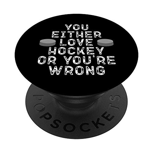Funny Hockey Gift For Men Women Hockey Players And Fans PopSockets PopGrip- Swappable Grip for Phones and Tablets Funny Hockey Gift For Men Women Hockey Players And Fans PopSockets PopGrip- Swappable Grip for Phones and Tablets