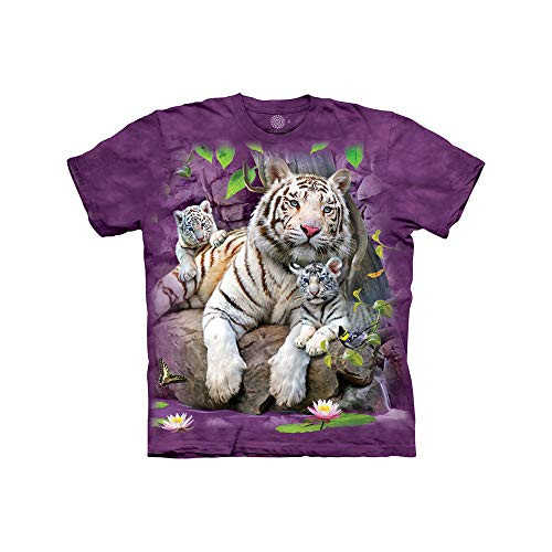 The Mountain White Tigers Of Bengal Child T-Shirt, Purple, XL The Mountain White Tigers Of Bengal Child T-Shirt, Purple, XL