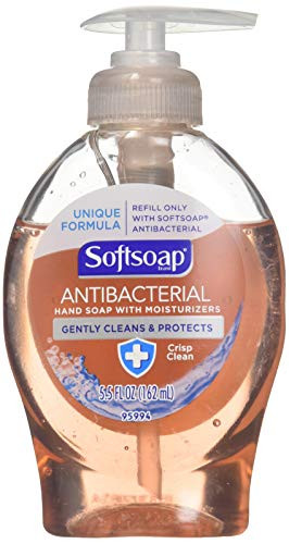 Softsoap Antibacterial Liquid Hand Soap Pump, Crisp Clean - 5oz, 5fl Oz
