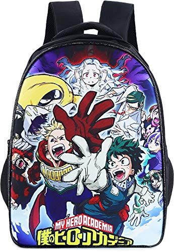 Roffatide Anime My Hero Academia Backpack Cosplay Bag Cartoon Printed Daypack