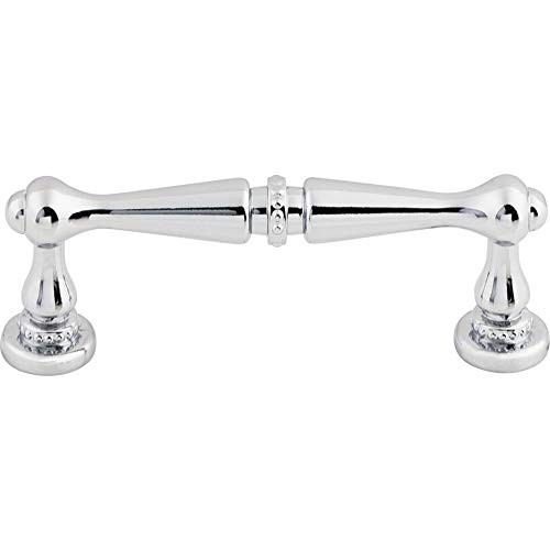 Top Knobs M1716 Edwardian Collection 3" Edwardian Pull, Polished Chrome