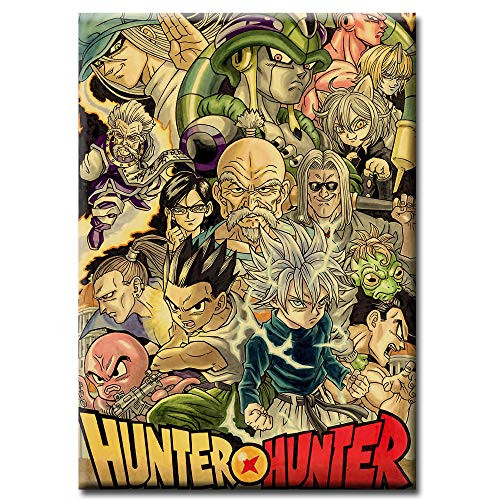 QIXIANG Hunter X Hunter Anime Poster and Prints Canvas Wall Art Gifts Decor Wall Art Pictures Canvas HD Printed Anime Painting Framed Poster Modern Home Decor Room -12"x18", Artwork-06-