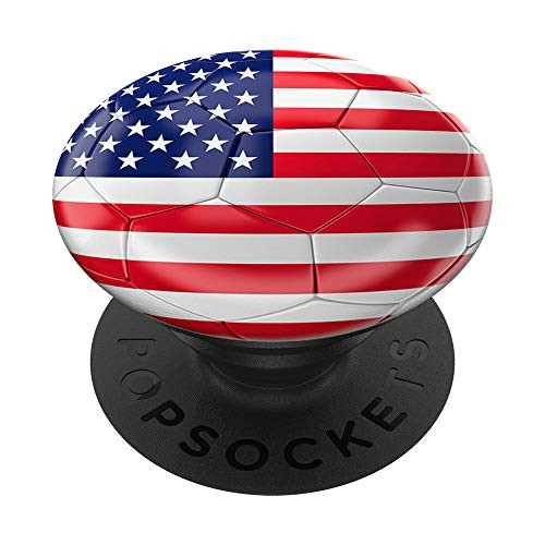 American Flag USA Soccer Ball PopSockets Grip and Stand for Phones and Tablets American Flag USA Soccer Ball PopSockets Grip and Stand for Phones and Tablets