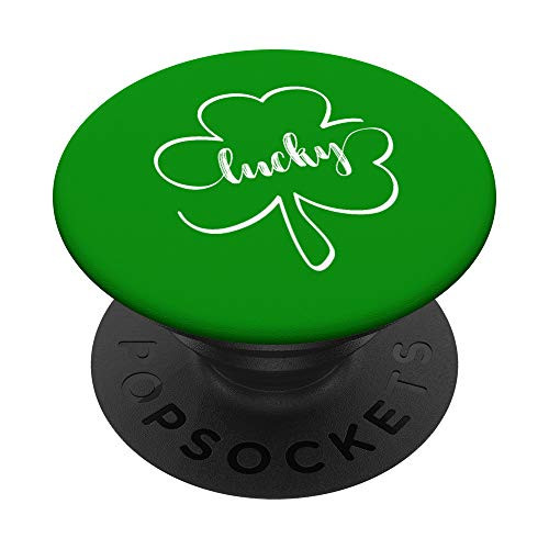 Lucky St Patrick's Day PopSockets PopGrip- Swappable Grip for Phones  and  Tablets